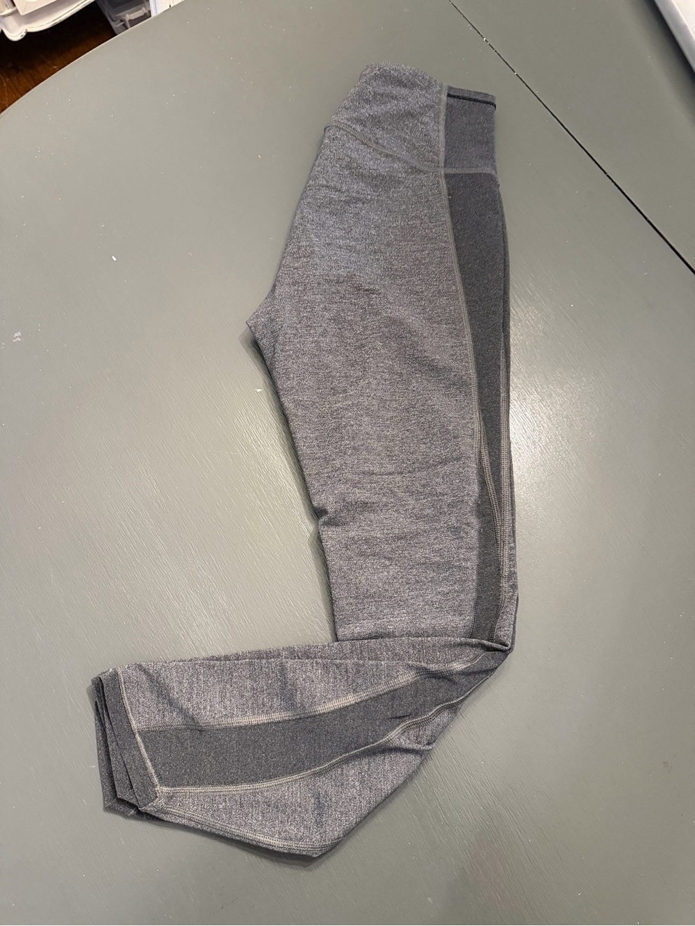 lululemon athletica Gray and Dark Gray Leggings